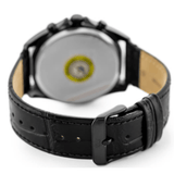 Buy Shop Tommy Hilfiger Baker Chronograph Black Dial Black Leather Strap Watch For Men - 1710452 USA Online