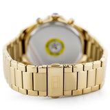 Buy Shop Tommy Hilfiger Baker Chronograph Black Dial Gold Steel Strap Watch for Men - 1710447 USA Online