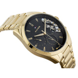 Buy Shop Tommy Hilfiger Baker Chronograph Black Dial Gold Steel Strap Watch for Men - 1710447 USA Online
