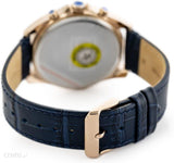 Buy Shop Tommy Hilfiger Baker Chronograph Quartz Blue Dial Blue Leather Strap Watch For Men - 1710451 USA Online