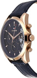Buy Shop Tommy Hilfiger Baker Chronograph Quartz Blue Dial Blue Leather Strap Watch For Men - 1710451 USA Online