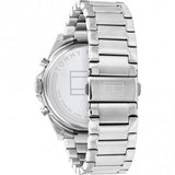 Buy Shop Tommy Hilfiger Baker Quartz Blue Dial Silver Steel Strap Watch For Men - 1710448 USA Online