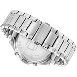 Buy Shop Tommy Hilfiger Baker Quartz Blue Dial Silver Steel Strap Watch For Men - 1710448 USA Online