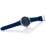 Buy Shop Tommy Hilfiger Bank Blue Dial Blue Rubber Strap Watch for Men - 1791721 USA Online