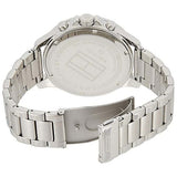 Buy Shop Tommy Hilfiger Bank Chronograph Blue Dial Silver Steel Strap Watch for Men - 1791718 USA Online
