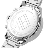 Buy Shop Tommy Hilfiger Bank Chronograph Blue Dial Silver Steel Strap Watch for Men - 1791718 USA Online
