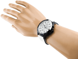 Buy Shop Tommy Hilfiger Bank Chronograph White Dial White Rubber Strap Watch for Men - 1791723 USA Online