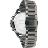 Buy Shop Tommy Hilfiger Bank Grey Dial Grey Steel Strap Watch for Men - 1791719 USA Online