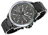 Buy Shop Tommy Hilfiger Bank Grey Dial Grey Steel Strap Watch for Men - 1791719 USA Online
