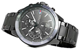 Buy Shop Tommy Hilfiger Bank Grey Dial Grey Steel Strap Watch for Men - 1791719 USA Online