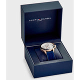 Buy Shop Tommy Hilfiger Bank Multifunction Quartz White Dial Blue Rubber Strap Watch for Men - 1791778 USA Online