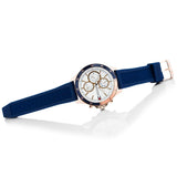 Buy Shop Tommy Hilfiger Bank Multifunction Quartz White Dial Blue Rubber Strap Watch for Men - 1791778 USA Online