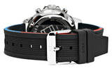 Buy Shop Tommy Hilfiger Bank Quartz Black Dial Black Rubber Strap Watch for Men - 1791724 USA Online
