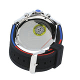 Buy Shop Tommy Hilfiger Bank Quartz Black Dial Black Rubber Strap Watch for Men - 1791724 USA Online