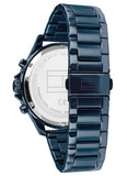Buy Shop Tommy Hilfiger Bank Quartz Blue Dial Blue Steel Strap Watch for Men - 1791720 USA Online