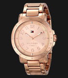 Buy Shop Tommy Hilfiger Bella Rose Gold Dial Rose Gold Steel Strap Watch for Women - 1781396 USA Online