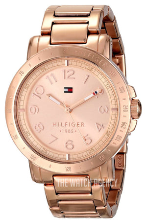 Buy Shop Tommy Hilfiger Bella Rose Gold Dial Rose Gold Steel Strap Watch for Women - 1781396 USA Online