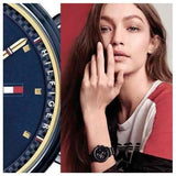 Buy Shop Tommy Hilfiger Blake Blue Dial Blue Steel Strap Watch for Women - 1781893 USA Online