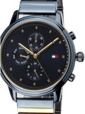 Buy Shop Tommy Hilfiger Blake Blue Dial Blue Steel Strap Watch for Women - 1781893 USA Online