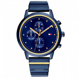 Buy Shop Tommy Hilfiger Blake Blue Dial Blue Steel Strap Watch for Women - 1781893 USA Online