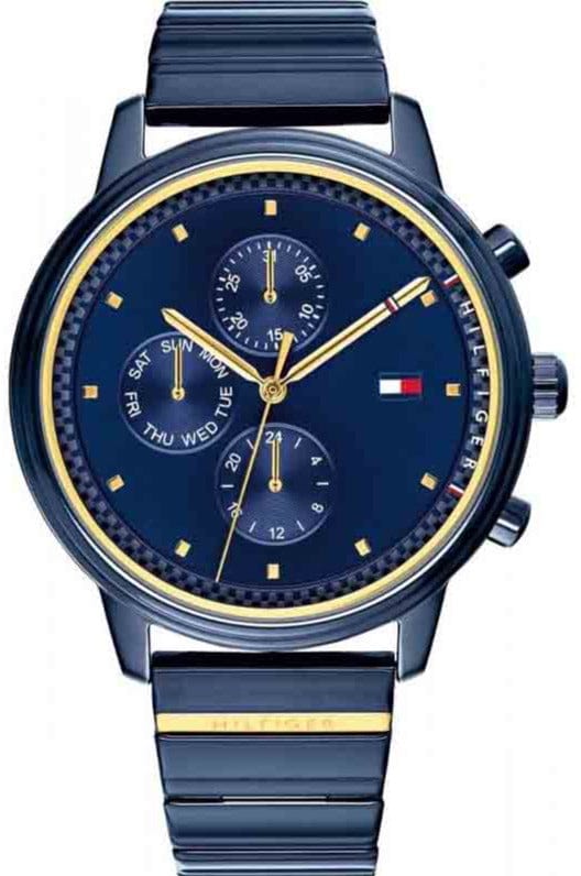 Buy Shop Tommy Hilfiger Blake Blue Dial Blue Steel Strap Watch for Women - 1781893 USA Online