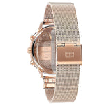 Buy Shop Tommy Hilfiger Blake Chronograph Rose Gold Dial Rose Gold Mesh Bracelet Watch For Women - 1781907 USA Online