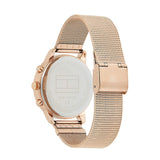 Buy Shop Tommy Hilfiger Blake Chronograph Rose Gold Dial Rose Gold Mesh Bracelet Watch For Women - 1781907 USA Online