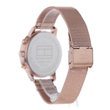 Buy Shop Tommy Hilfiger Blake Chronograph Rose Gold Dial Rose Gold Mesh Bracelet Watch For Women - 1781907 USA Online