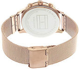 Buy Shop Tommy Hilfiger Blake Chronograph Rose Gold Dial Rose Gold Mesh Bracelet Watch For Women - 1781907 USA Online