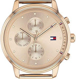 Buy Shop Tommy Hilfiger Blake Chronograph Rose Gold Dial Rose Gold Mesh Bracelet Watch For Women - 1781907 USA Online