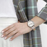 Buy Shop Tommy Hilfiger Blake Chronograph Silver Dial Pink Leather Strap Watch For Women - 1781906 USA Online
