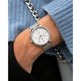 Buy Shop Tommy Hilfiger Blake Diamonds Silver Dial Silver Mesh Bracelet Watch for Women - 1782301 USA Online