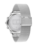 Buy Shop Tommy Hilfiger Blake Diamonds Silver Dial Silver Mesh Bracelet Watch for Women - 1782301 USA Online