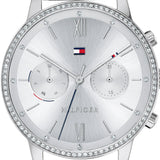 Buy Shop Tommy Hilfiger Blake Diamonds Silver Dial Silver Mesh Bracelet Watch for Women - 1782301 USA Online