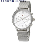 Buy Shop Tommy Hilfiger Blake Diamonds Silver Dial Silver Mesh Bracelet Watch for Women - 1782301 USA Online