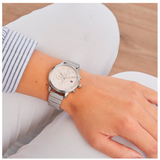 Buy Shop Tommy Hilfiger Blake Pink Dial Silver Steel Strap Watch for Women - 1781904 USA Online