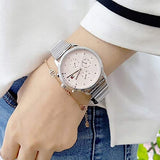 Buy Shop Tommy Hilfiger Blake Pink Dial Silver Steel Strap Watch for Women - 1781904 USA Online