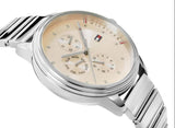 Buy Shop Tommy Hilfiger Blake Pink Dial Silver Steel Strap Watch for Women - 1781904 USA Online
