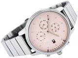 Buy Shop Tommy Hilfiger Blake Pink Dial Silver Steel Strap Watch for Women - 1781904 USA Online