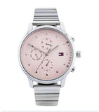 Buy Shop Tommy Hilfiger Blake Pink Dial Silver Steel Strap Watch for Women - 1781904 USA Online