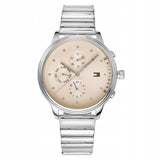 Buy Shop Tommy Hilfiger Blake Pink Dial Silver Steel Strap Watch for Women - 1781904 USA Online