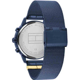 Buy Shop Tommy Hilfiger Blake Quartz Blue Dial Blue Mesh Bracelet Watch for Men - 1782305 USA Online