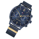 Buy Shop Tommy Hilfiger Blake Quartz Blue Dial Blue Mesh Bracelet Watch for Men - 1782305 USA Online