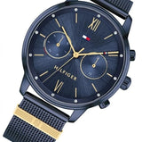 Buy Shop Tommy Hilfiger Blake Quartz Blue Dial Blue Mesh Bracelet Watch for Men - 1782305 USA Online