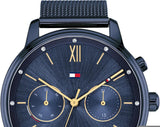 Buy Shop Tommy Hilfiger Blake Quartz Blue Dial Blue Mesh Bracelet Watch for Men - 1782305 USA Online