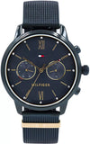 Buy Shop Tommy Hilfiger Blake Quartz Blue Dial Blue Mesh Bracelet Watch for Men - 1782305 USA Online