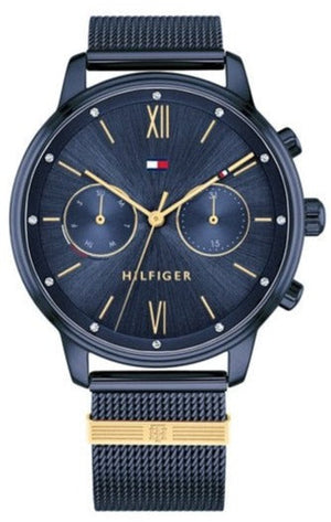 Buy Shop Tommy Hilfiger Blake Quartz Blue Dial Blue Mesh Bracelet Watch for Men - 1782305 USA Online
