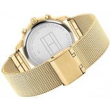 Buy Shop Tommy Hilfiger Blake Quartz Gold Dial Gold Mesh Bracelet Watch for Women - 1782302 USA Online