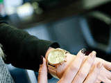 Tommy Hilfiger Blake Quartz Gold Dial Gold Mesh Bracelet Watch for Women - 1782302