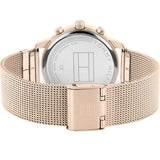 Buy Shop Tommy Hilfiger Blake Quartz Gold Dial Gold Mesh Bracelet Watch for Women - 1782303 USA Online